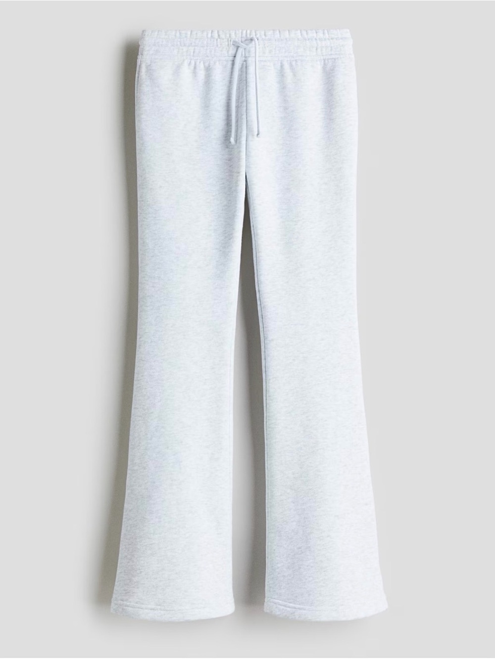 H&M Light Gray Flare Sweatpants for Women